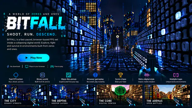 BITFALL: zrzut ekranu 1 z 6