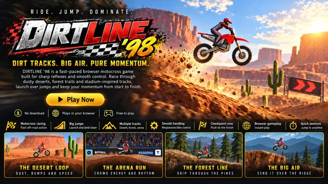 DIRTLINE '98: capture 1 sur 6