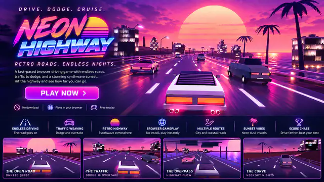 Neon Highway: captura 1 de 6