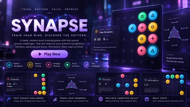 SYNAPSE: zrzut ekranu 1 z 6