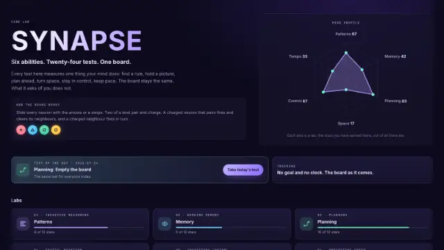 SYNAPSE: Une image du jeu